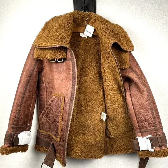 Free People Moto Leather Jacket - NEW - Picture 7 of 12